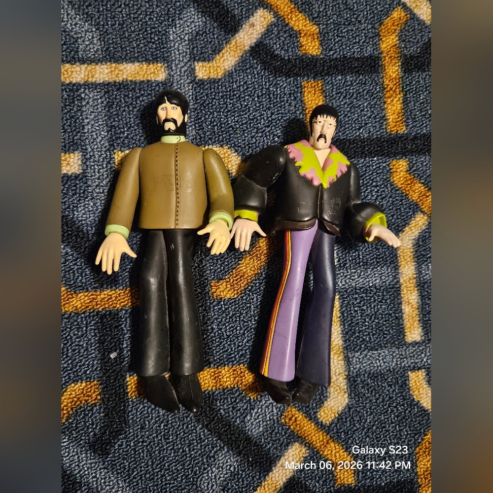 90s Beatles John And George Figurines McFarlane - Picture 2 of 4